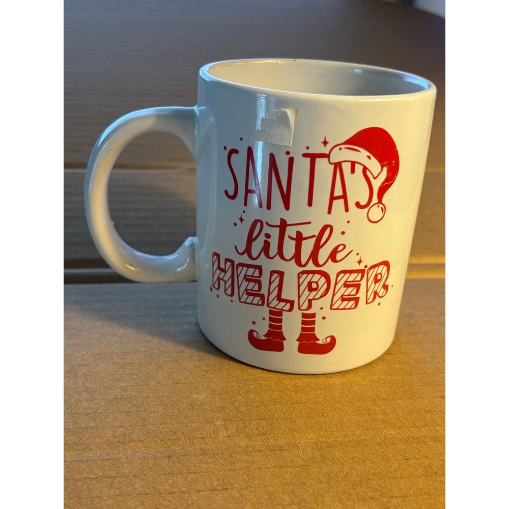 Royal Norfolk Christmas Santas Little Helper Coffee Mug Cup